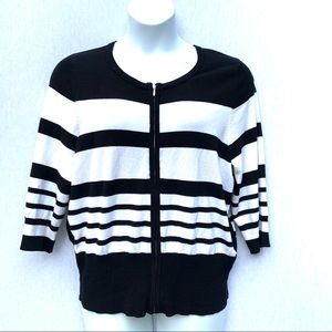 Lane Bryant Zip Up Cardigan Sweater Plus Size 18
